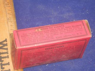 NOS 1920 ' s Vintage Dr.  Hale ' s Household Tea Box Medicine 50B 2