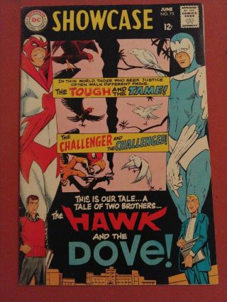 Showcase 75,  First Hawk & Dove.  Ditko Art.
