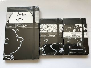 Moleskine Peanuts 60th Anniversary Set Of 3 Notebooks - Limited Edition