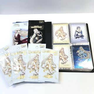 Clamp Chobits Trading Cards Collector Item 63 Cards In Binder