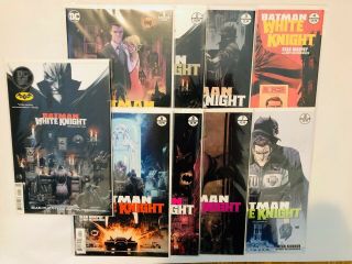 Batman White Knight 1 - 8 First Print Complete Set Variants,
