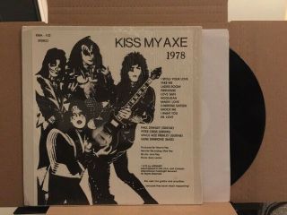Kiss - Kiss My Axe 1978,  Lp Kma - 102 In Shrink Rare