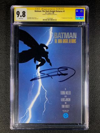 Batman: The Dark Knight Returns 1 Cgc 9.  8 Ss (1986) - Signed By Frank Miller