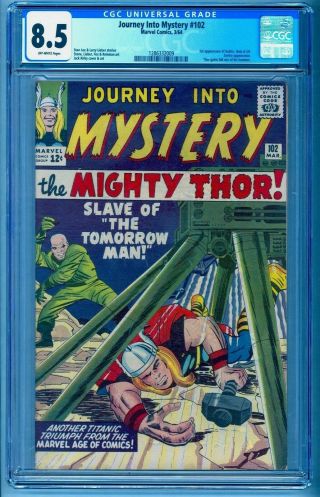 Journey Into Mystery 102 Cgc 8.  5 1st First Hela Balder Sif Thor