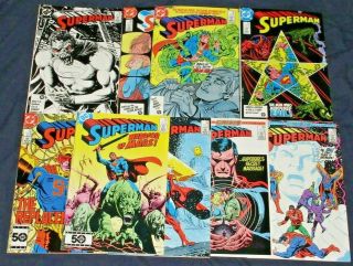 Superman 414,  415,  416,  417,  418,  419,  420,  421,  422 (nm -) 9 Issues In A Row Dc 1985/86