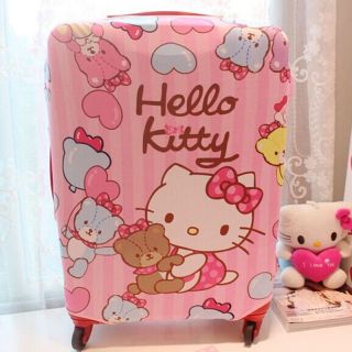 Cute Hello Kitty Luggage Protector Suitcase Cover Bags Dust - Proof Cover