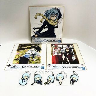 That Time I Got Reincarnated As A Slime Art Paper Set Of 3 And 5 Rubber Straps
