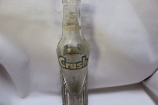 Crush 10 Oz Bottle Soda Pop Evanston Illinois