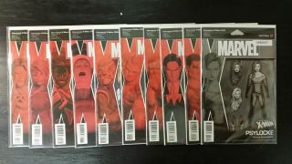 2018 Marvel Comics Uncanny X - Men 1 - 10 All Action Figure Variants