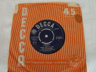 King Size Taylor And The Dominos - Stupidity / Bad Boy - Decca F 11874