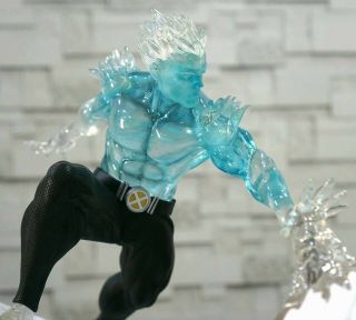 Custom Iceman Statue 1/4 Scale - X - men - Translucent statue and base 7