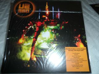 U2 360 Live At Wembley Stadium 2009 Red Vinyl Album.