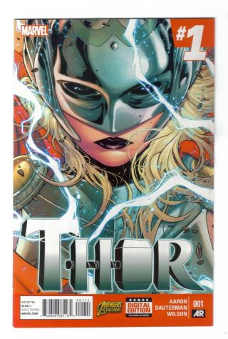 Thor 1 1st Print First Jane Foster As Thor Marvel Comics 2014 Nm