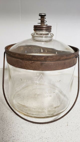 Antique Perfection Stove Company Glass Kerosene Bottle Cleveland,  Ohio