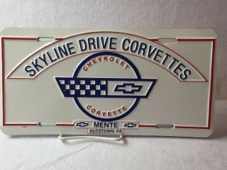 Corvette Dealership Plate