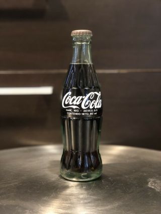Rare Collectors Foreign Hecho En Mexico Coca - Cola Coke Glass Bottle 192 Ml