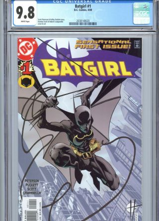 Batgirl 1 Cgc 9.  8 White Pages Dc Comics 2000