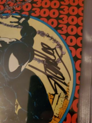 SPIDERMAN 300,  SIGNED BY STAN LEE,  CGC 9.  4,  SWEET UPC BARCODE VARIANT 4