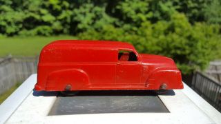 Vintage Collectible Diecast Tootsietoy Toy Car Red Made In U.  S.  A Tootsietoy