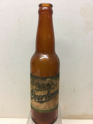 Overland Beer Irtp Paper Label Bottle Idaho