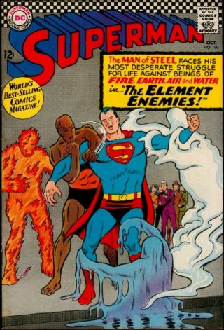 Dc Comics Superman 190 Fn,  6.  5