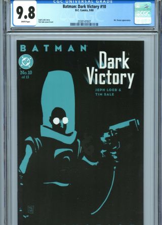 Batman Dark Victory 10 Cgc 9.  8 Mr.  Freeze Dc Comics 2000