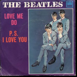 The Beatles Love Me Do On Tollie 45 With Picture Sleeve