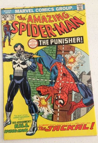 The Spider - Man 129 1st Appearance Punisher
