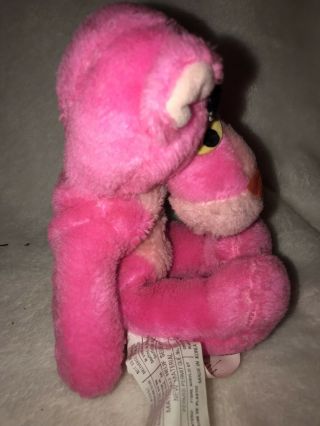 Vintage 1964 Pink Panther Stuffed Animal Plush Mirisch - Geoffrey Mighty Star 10” 5