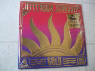 Jefferson Starship 1979 " Gold " Orgl Us Embossed Gf Cvr Promo Lp Wbonus 7 "