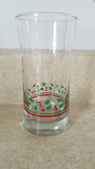 1987 Arby’s Christmas Glasses Set Of 8