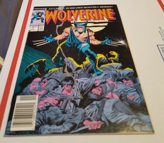 Wolverine 1 1st Solo Series 1st Appearance Patch 1988 Midgrade