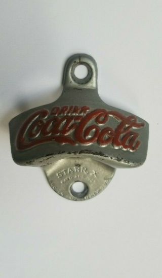 Coca Cola Vintage Bottle Opener Starr X 3 Pat.  Apr 1925 BROWN MFC.  CO N NEWS VA 4