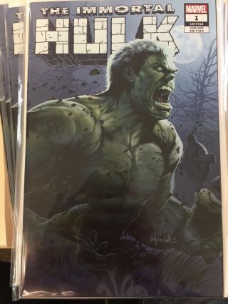 The Immortal Hulk 1 Ashley Witter Variant Limited To 3000