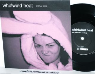 The Whirlwind Heat & Jack White 7 " Vinyl Meg Bunny Suit Cover Stripes Ex Rare