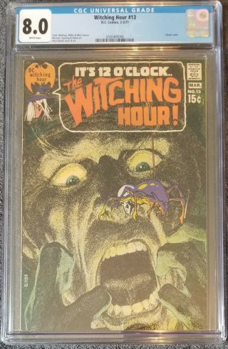 The Witching Hour 13 Cgc 8.  0 White Pages Neal Adam 