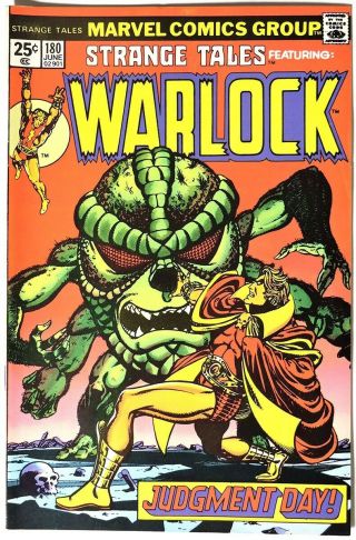 S601.  Strange Tales 180 By Marvel Comics 8.  0 Vf (1975) 1st App.  Of Gamora