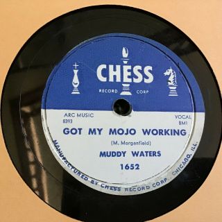 78 Rpm Muddy Waters Chess 1652 Got My Mojo / Rock Me V,