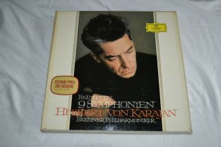 Herbert Von Karajan Beethoven 9 Symphonien 8 Lp Box Set 1962 Skl - 101/8