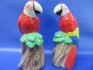 Macaw Salt And Pepper - Scarlet Macaw Salt & Pepper - Parrot Salt & Pepper - Bn