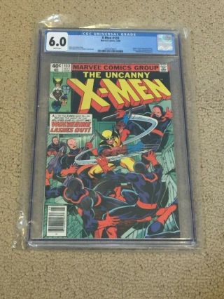 X - Men 133 Cgc 6.  0 White Pages (classic Wolverine Cover)