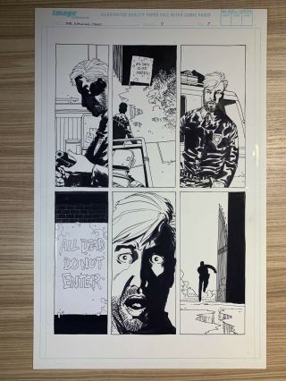 The Walking Dead 9 Pg 7 Rick Grimes Published Art By Charlie Adlard