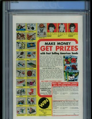 Giant - Size X - Men 1 (1975) 1st Appearance X - Men CGC 8.  5 VF,  White Pages 3