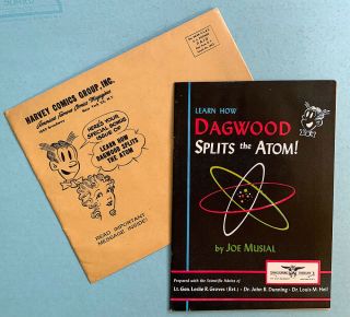 Harvey Archives: Dagwood Splits The Atom & Mailing Envelope 1949