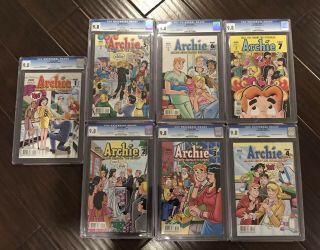 Archie Comic Books Will You Marry Me Full Set Of Seven.  11/9 To 4/10 All Cgc 9.  8
