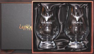 Dalmore Two Glass Glencairn Black And Gold Presentation Box
