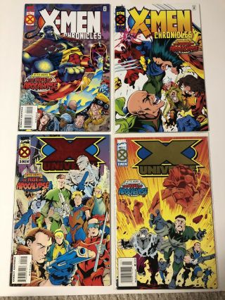 HUGE FULL SET AGE of APOCALYPSE (46 comics) Uncanny X - Men NEWSSTAND 1 - 4 ALPHA 1 2