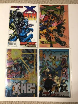 HUGE FULL SET AGE of APOCALYPSE (46 comics) Uncanny X - Men NEWSSTAND 1 - 4 ALPHA 1 3