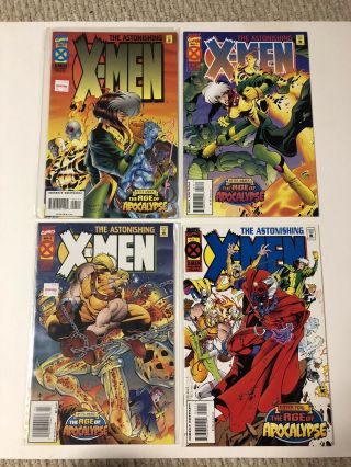 HUGE FULL SET AGE of APOCALYPSE (46 comics) Uncanny X - Men NEWSSTAND 1 - 4 ALPHA 1 6
