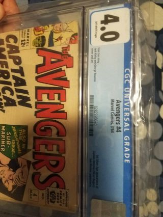 Avengers 4 CGC 4.  0 First Captain America 4th Of July hot book 3
